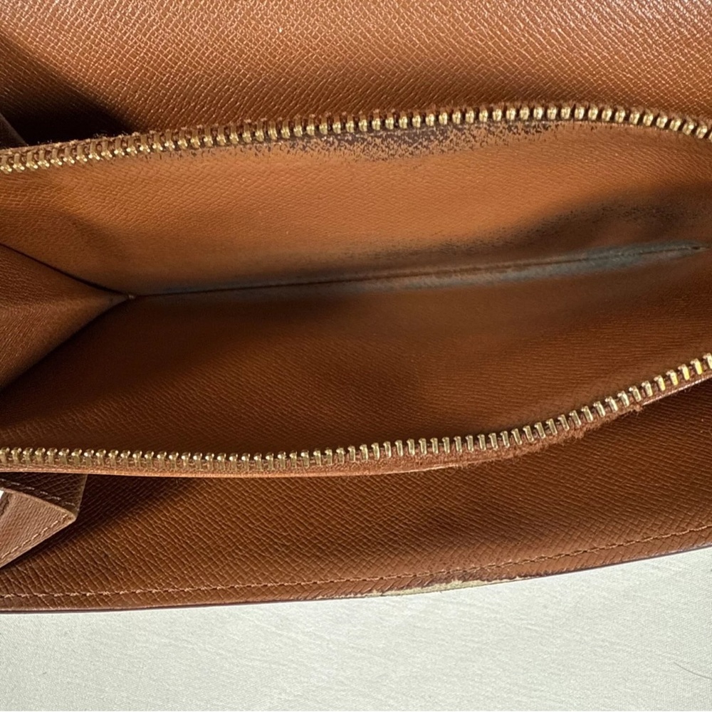 Louis Vuitton Sarah Brown Monogram Long Wallet Authentic Brown with dust pouch - Picture 10 of 16